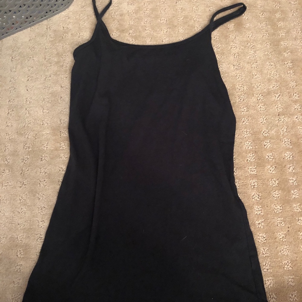 Black tank top